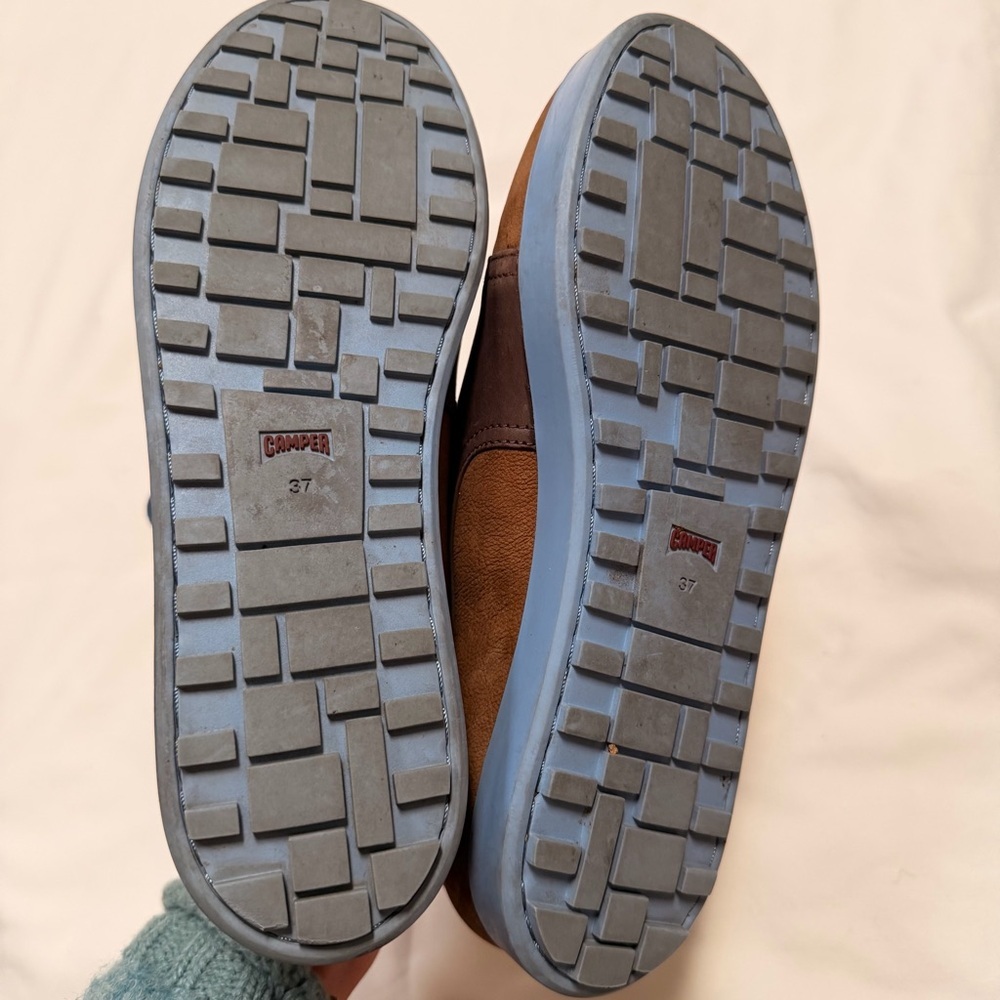 Camper Beluga Hydrobuck Two Tone Brown/Blue Women’s Shoes Size 6.5-7 EU 37 - Picture 8 of 9